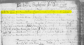 All Hallows' Parish register showing birth of William Aldridge "I" (1700).